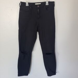 Pacsun High Rise Skinniest Ankle Jeans Black 26